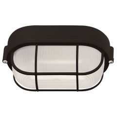 Luminaire mural extérieur, 8,25" x 4,13" x 4,38", noir