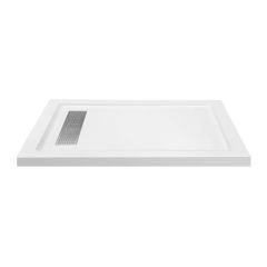 Inspiration Shower Base – 48" x 32" – White Acrylic