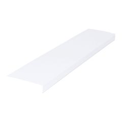 Ribbed Fascia – Aluminium – 8" x 9' – White