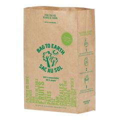 Paper food waste bag