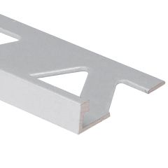 Bordure d'alluminium, 1/2" x 8', clair