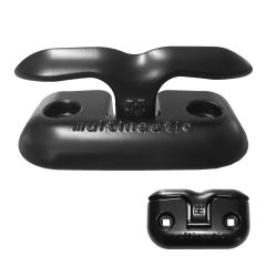 Retractable Mooring Cleat – Aluminum – Black - 6"