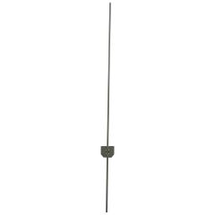 Round post for electric fence