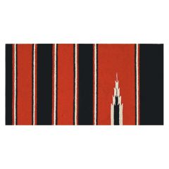 Tapis de selle Sierra Navajo, 30" x 60", rouge/blanc/noir, 30" x 60"