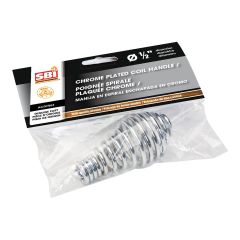 Poignée spirale, chrome, 1/2"