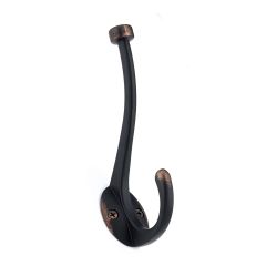 Transitional Metal Hook - Brushed bronze - 36 mm x 148 mm