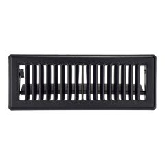 Floor Register - Black - 4" x 10"