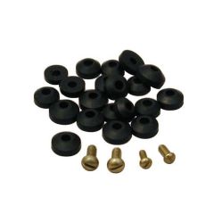Bevelled washer and screw