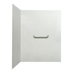 Shower Wall - Supreme - 60" - 2-piece - Acrylic - White