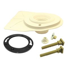 No leak membrane with toilet seal