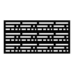 Morse Decorative Panel - 0.3" x 4' x 2' - Black