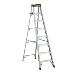 Aluminium step Featherlite ladder - 8'
