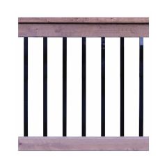 Ensemble de rampe pré-percé en bois traité, 6' x 42"