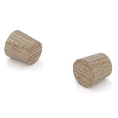 Cache-vis plat en bois, chêne, 3/8", 25/pqt