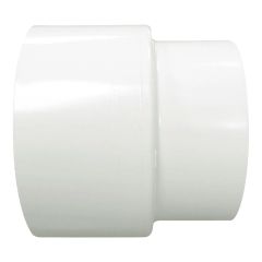 PVC/BNQ Adapter - 4" - Hub - White