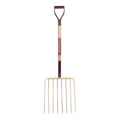 Silage Fork 16" - 8 Teeth - Forged And Hardened Steel