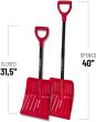 Car Shovel - 10.75" x 31.50" x 4"