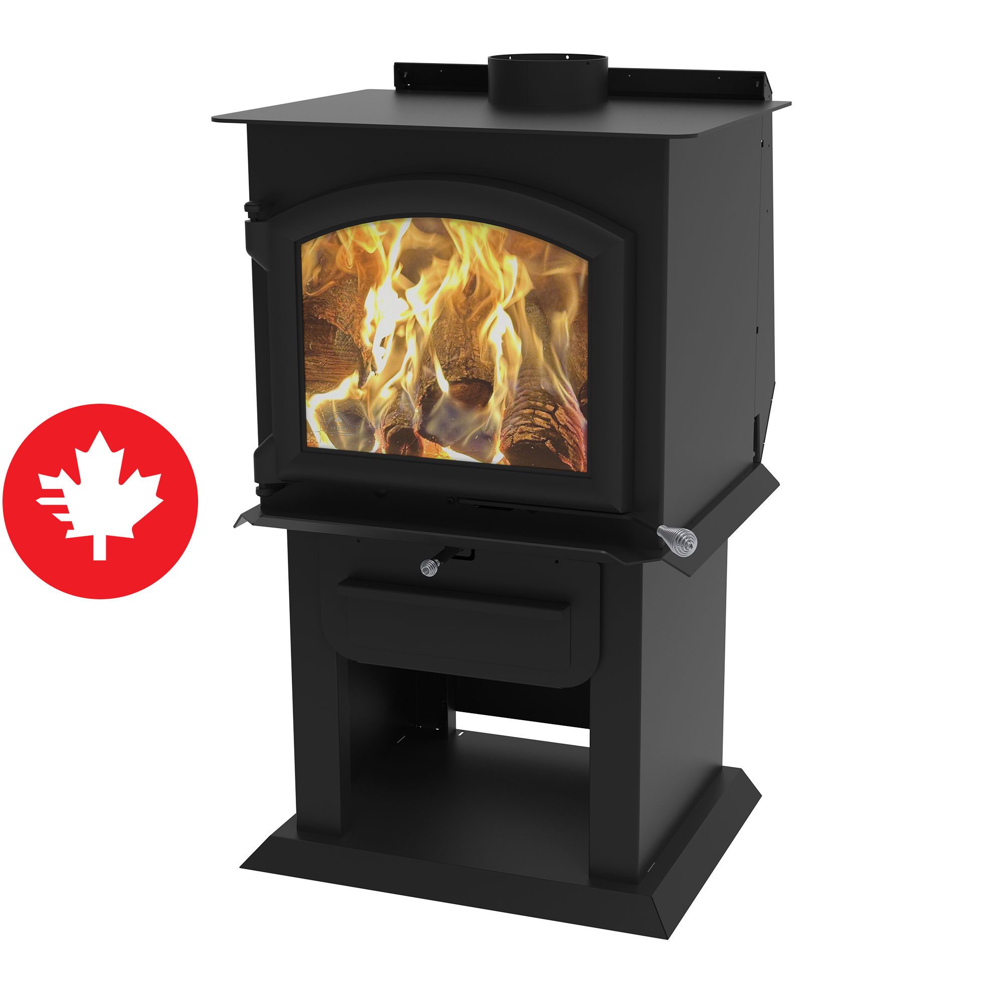 Forced Air Drolet Tundra Wood Furnace Hot Sale
