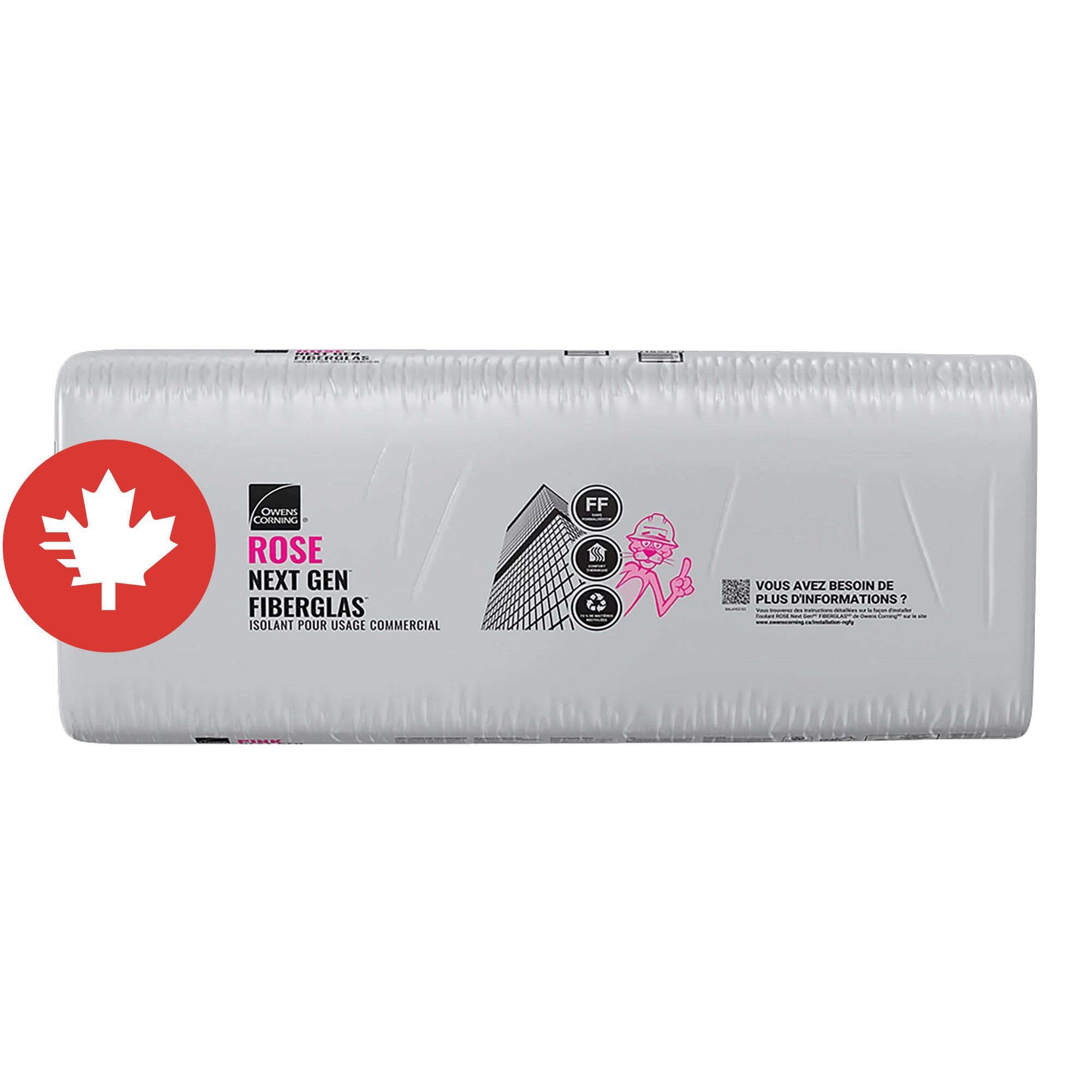 R-22.5 Pink Next Gen Fiberglas Insulation - Steel Stud - 16