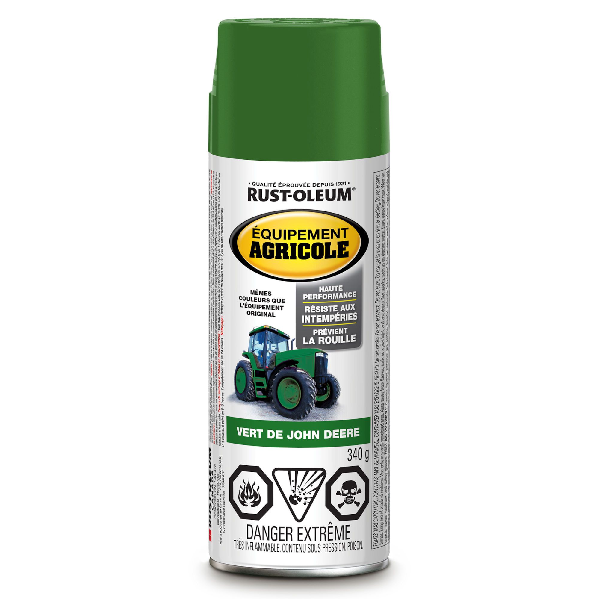 Farm & Implement Spray Paint John Deere® Green 340 g from RUST