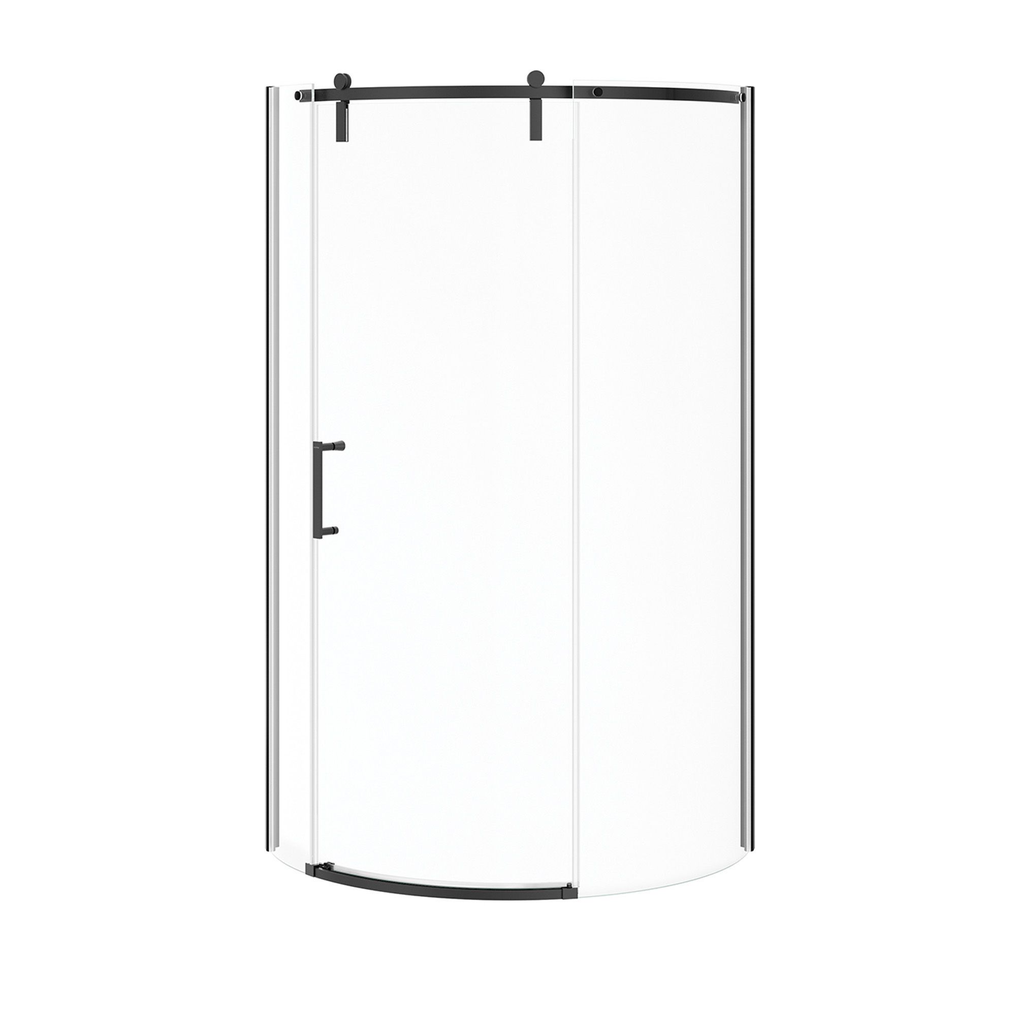 Door and Base Shower Kit Outback Round Left 36" x 36" x 75 5/8