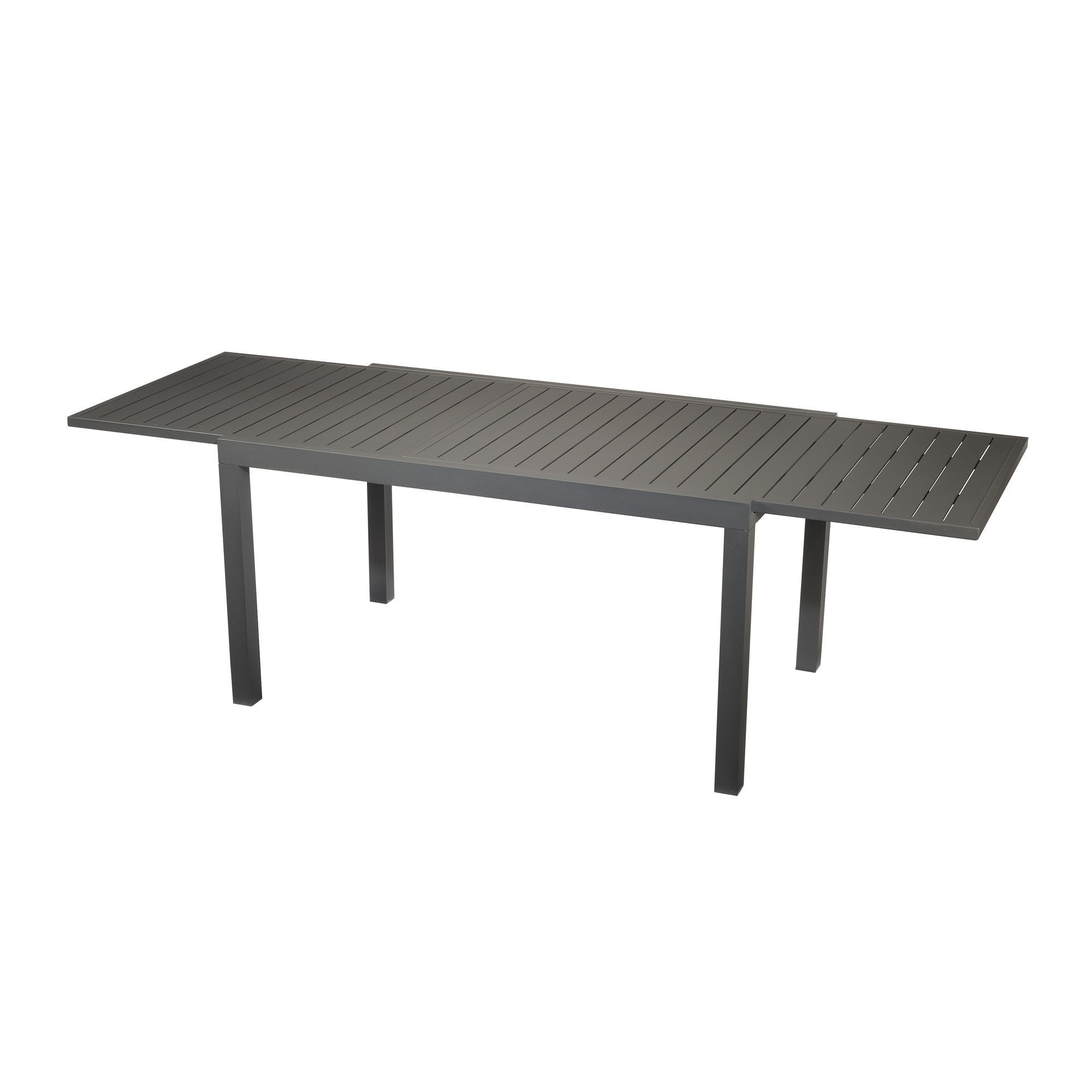 Table De Jardin Extensible JUMMICO – De 80 à 160 Cm, Aluminium Léger, Résistante Aux Intempéries – Idéal Balcon, Terrasse