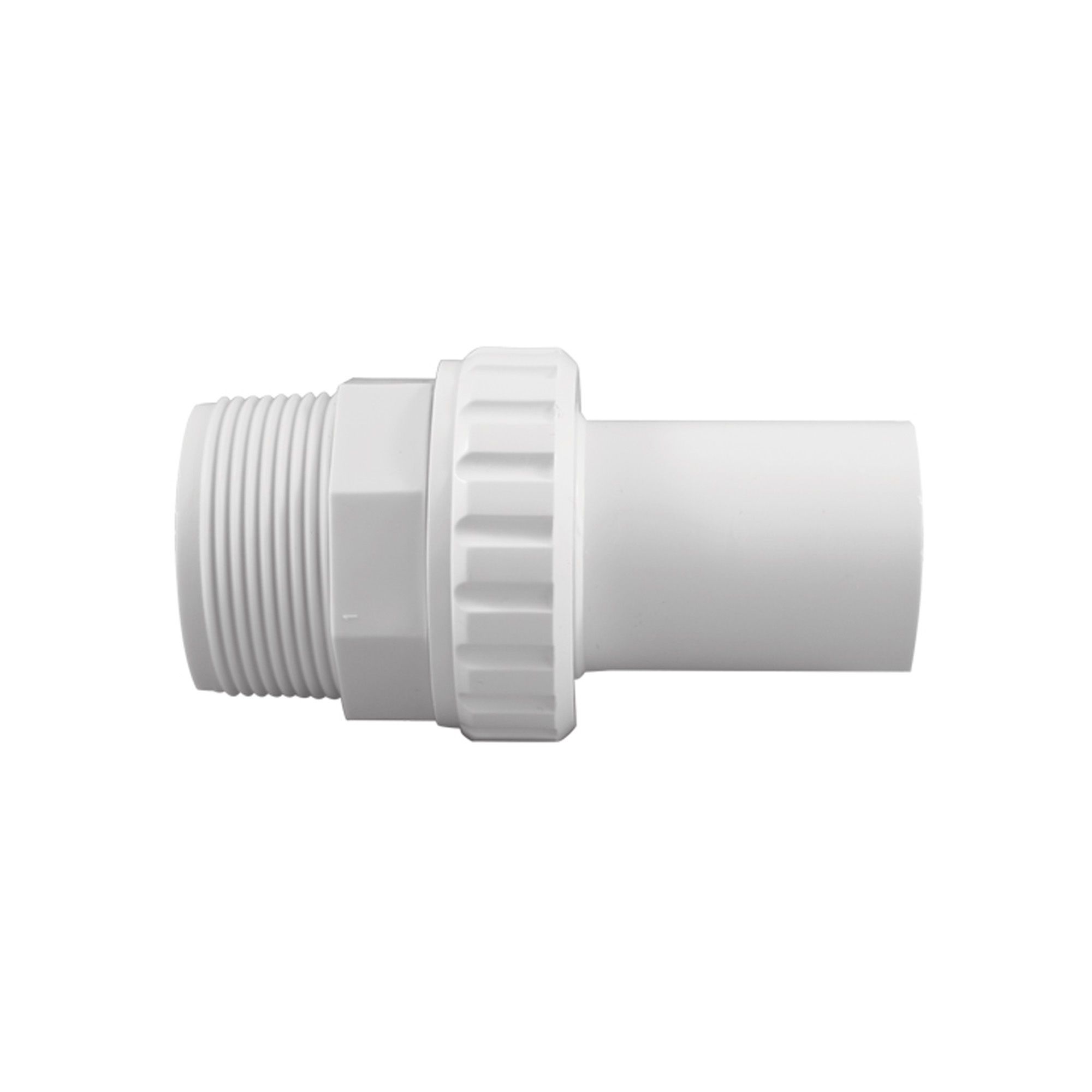 Lot De 2 Adaptateurs De Tuyau Pour Piscine Hors Sol - Raccord PVC Gris, Extérieur 3.8 Cm / Intérieur 8.9 Cm - Entretien Eau Propre