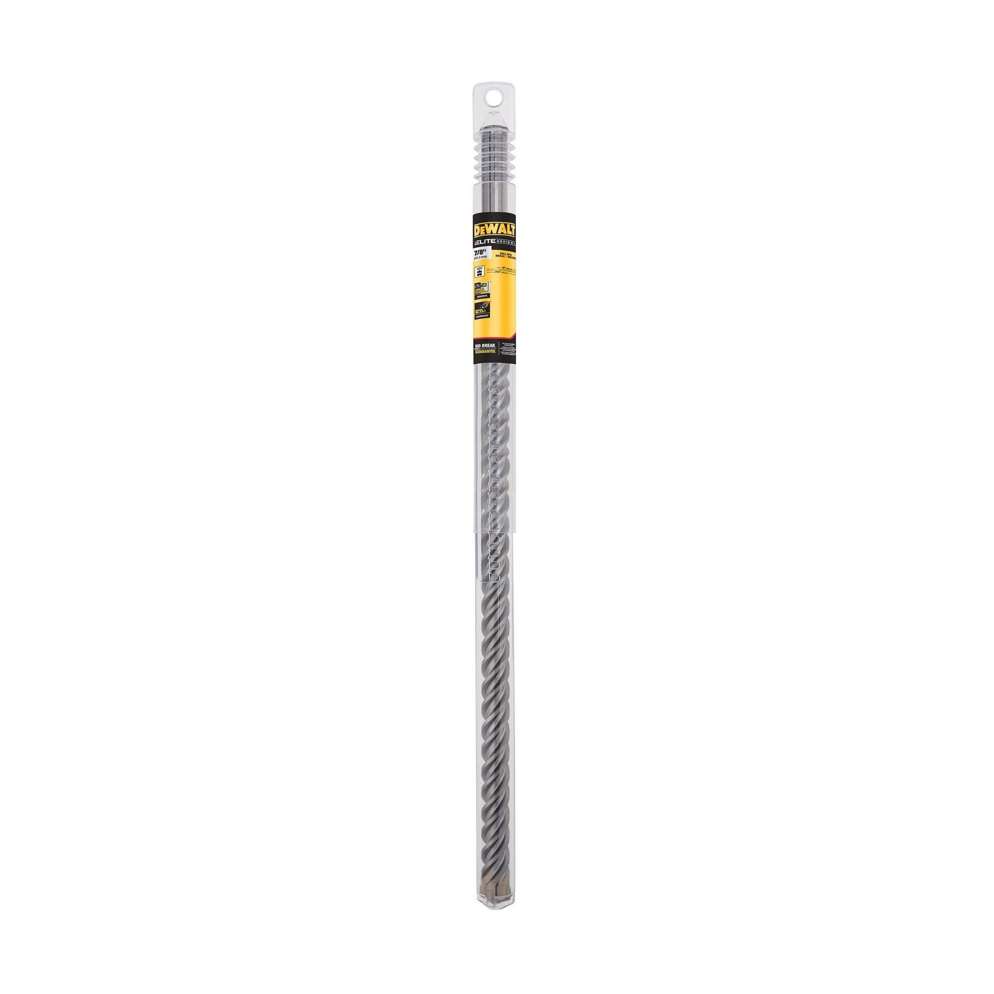 Foret à Béton SDS MAX Kraftfeld - 400 Mm X 16 Mm | Double Hélice, Carbure De Tungstène | Pour Perceuse à Percussion, Béton Armé, Pierre