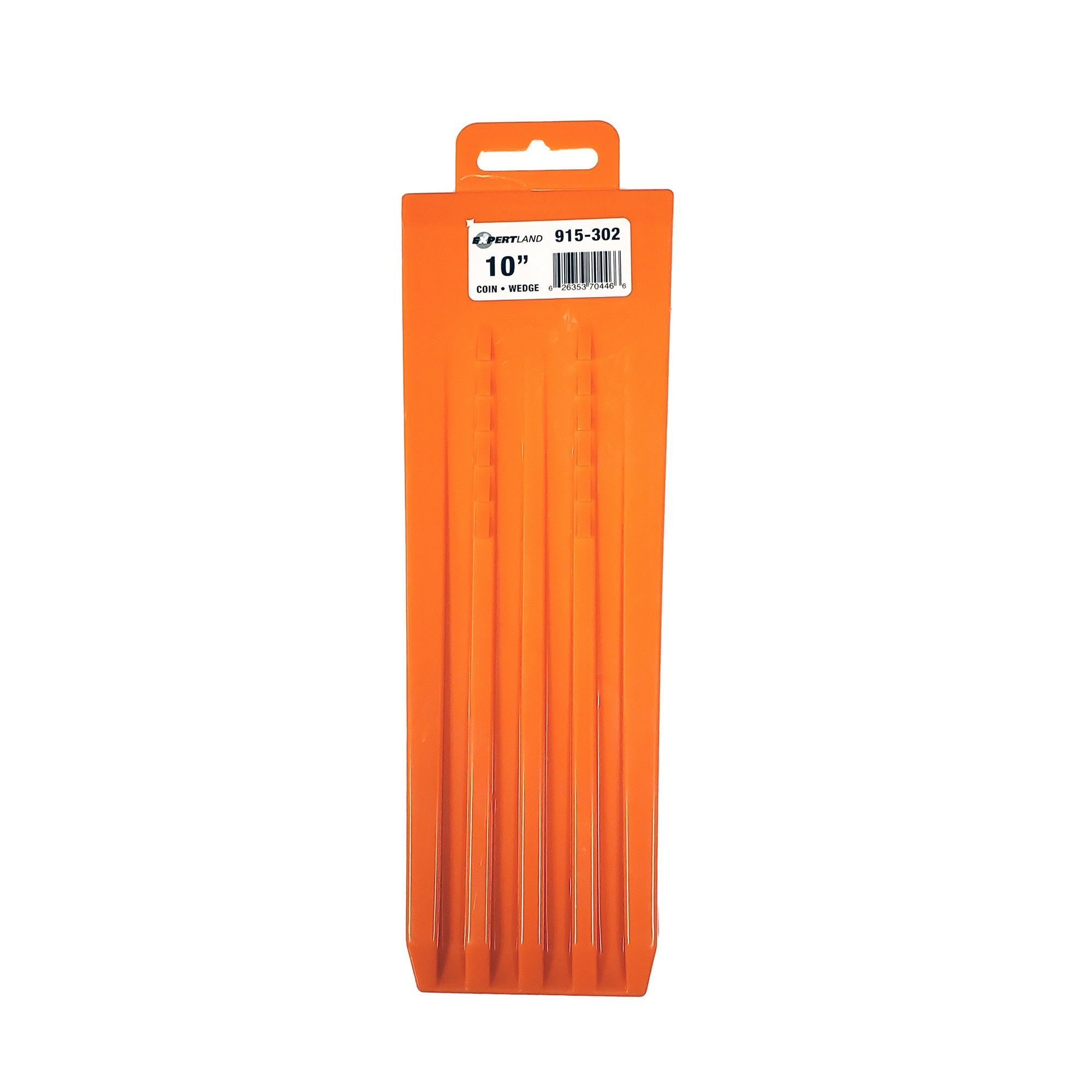 Cale D'abattage En Plastique Orange 14 Cm, 4 Pièces