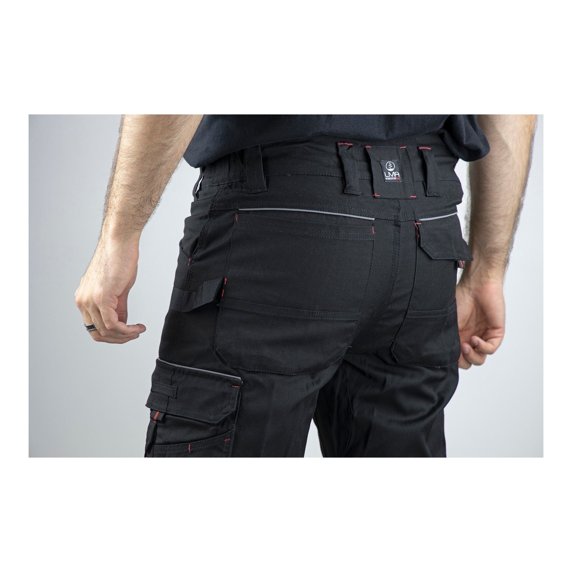 Pantalon en tissu Canvas extensible - 6344