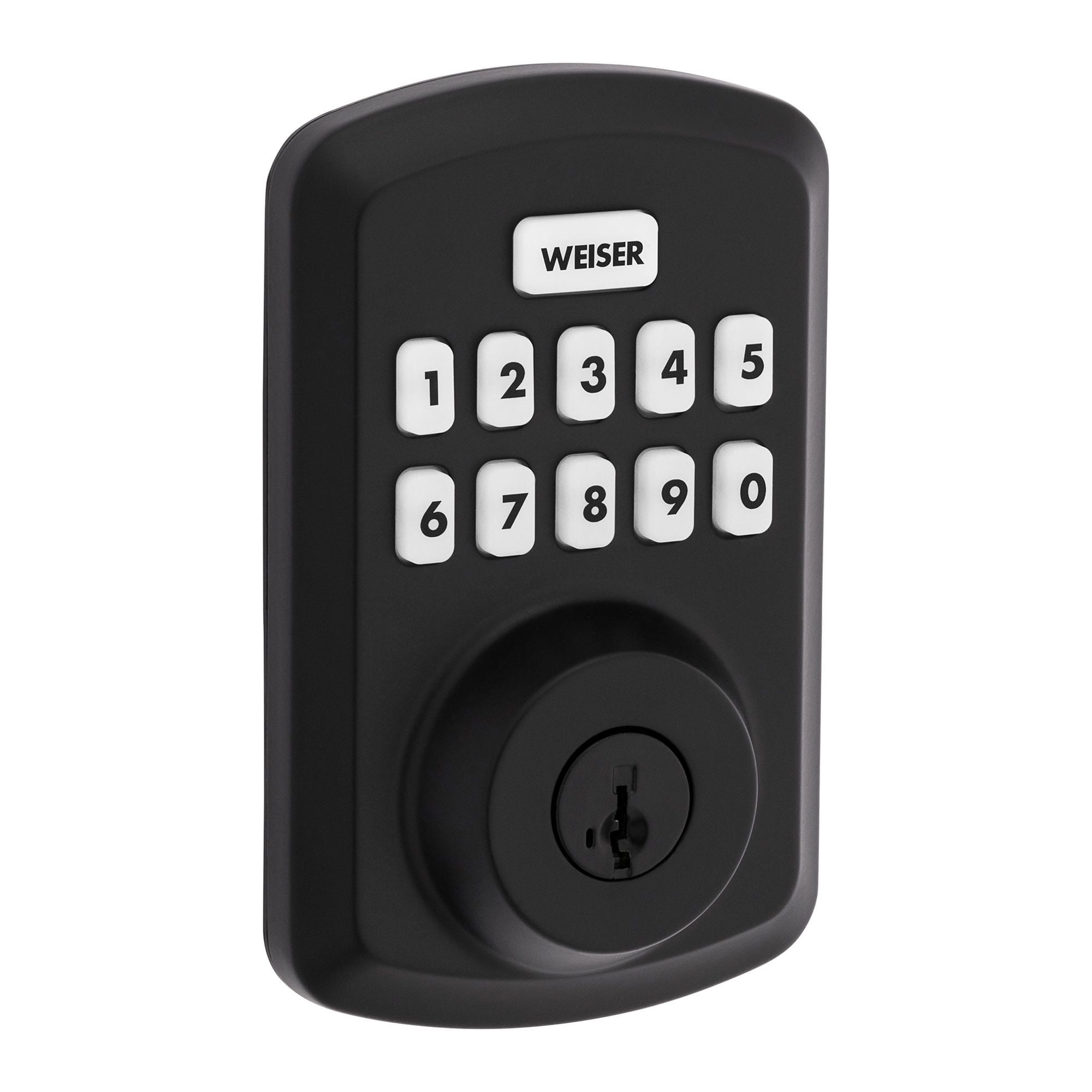 Numeric Keypad Powerbolt 3 Matte Black from WEISER BMR