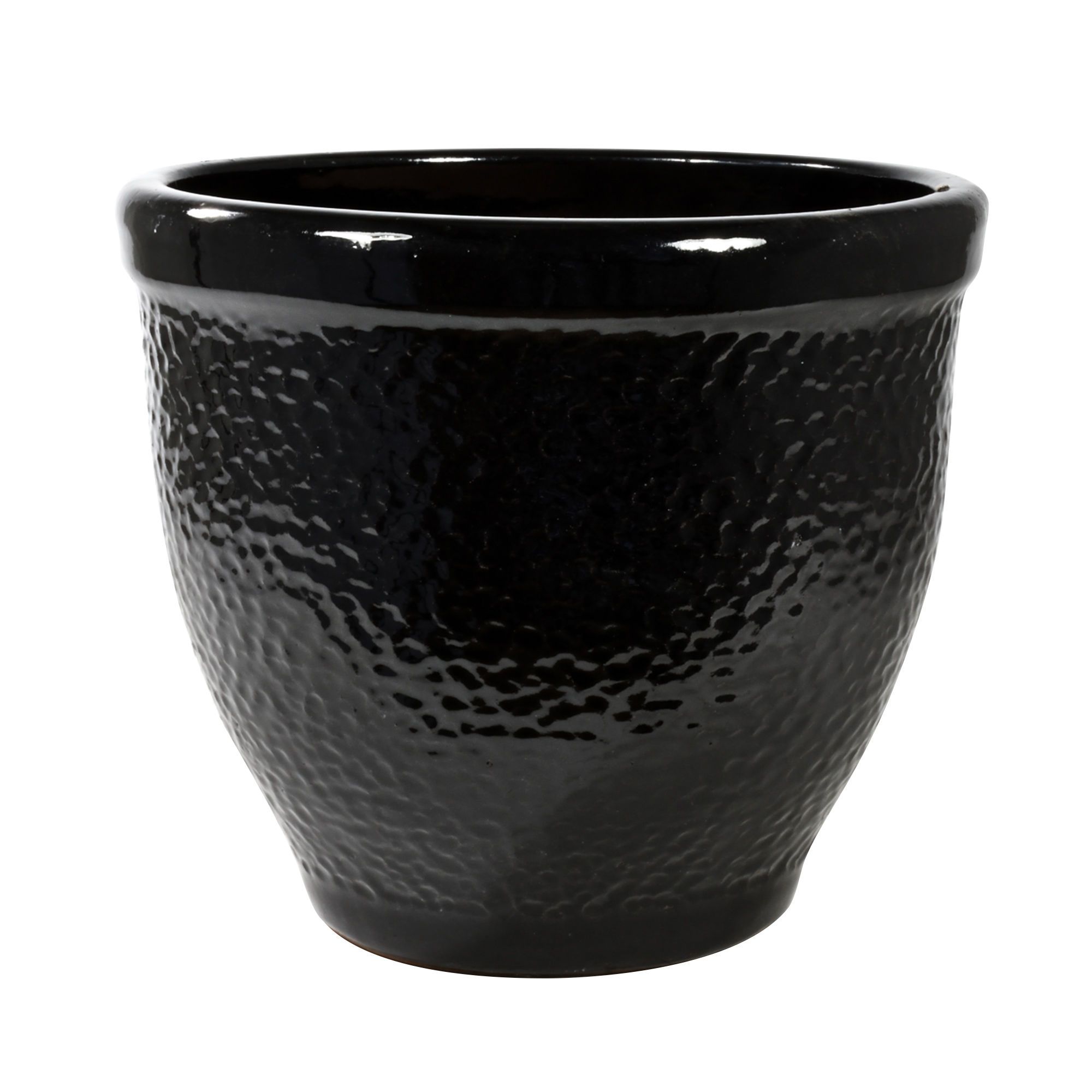 Plant Pot Set, Brussino, Inside, Black, 3 Pcs from VASERIE P.L.P. | BMR