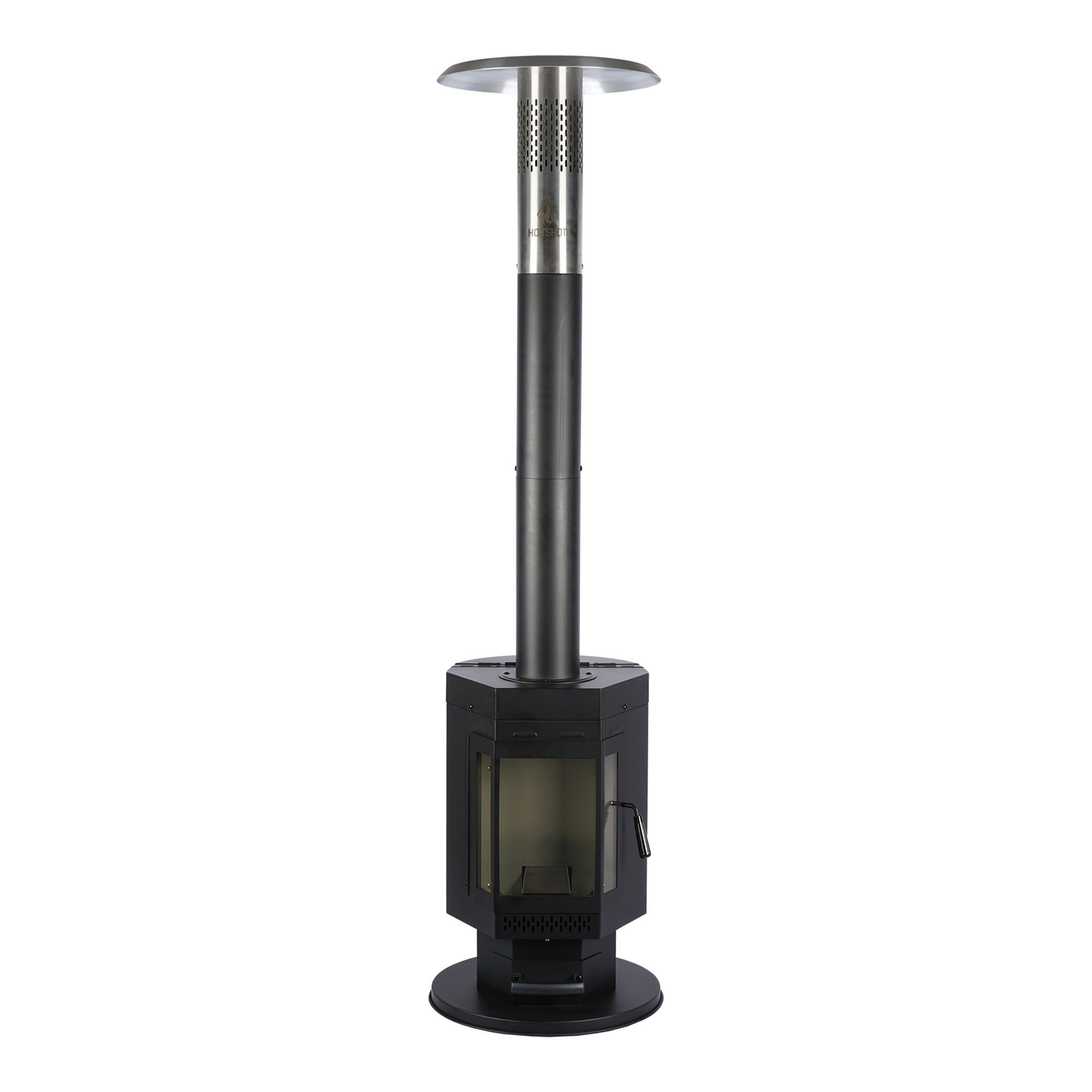 Wood Pellet Patio Heater – Black – 75 000 BTU from BOND BMR