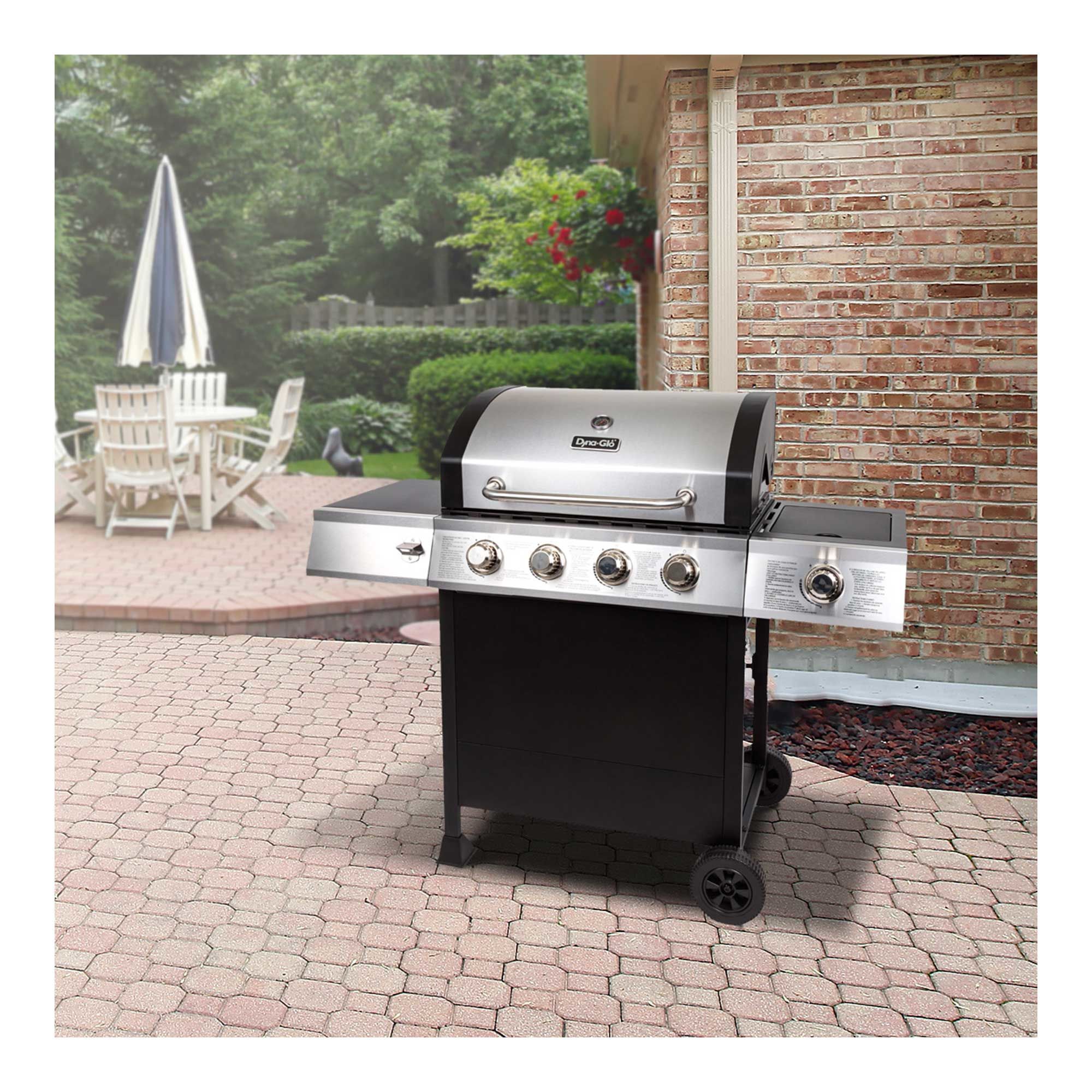 Four Burner Dyna Glo Burner Gas Grill Burner Propane Gas Grill In