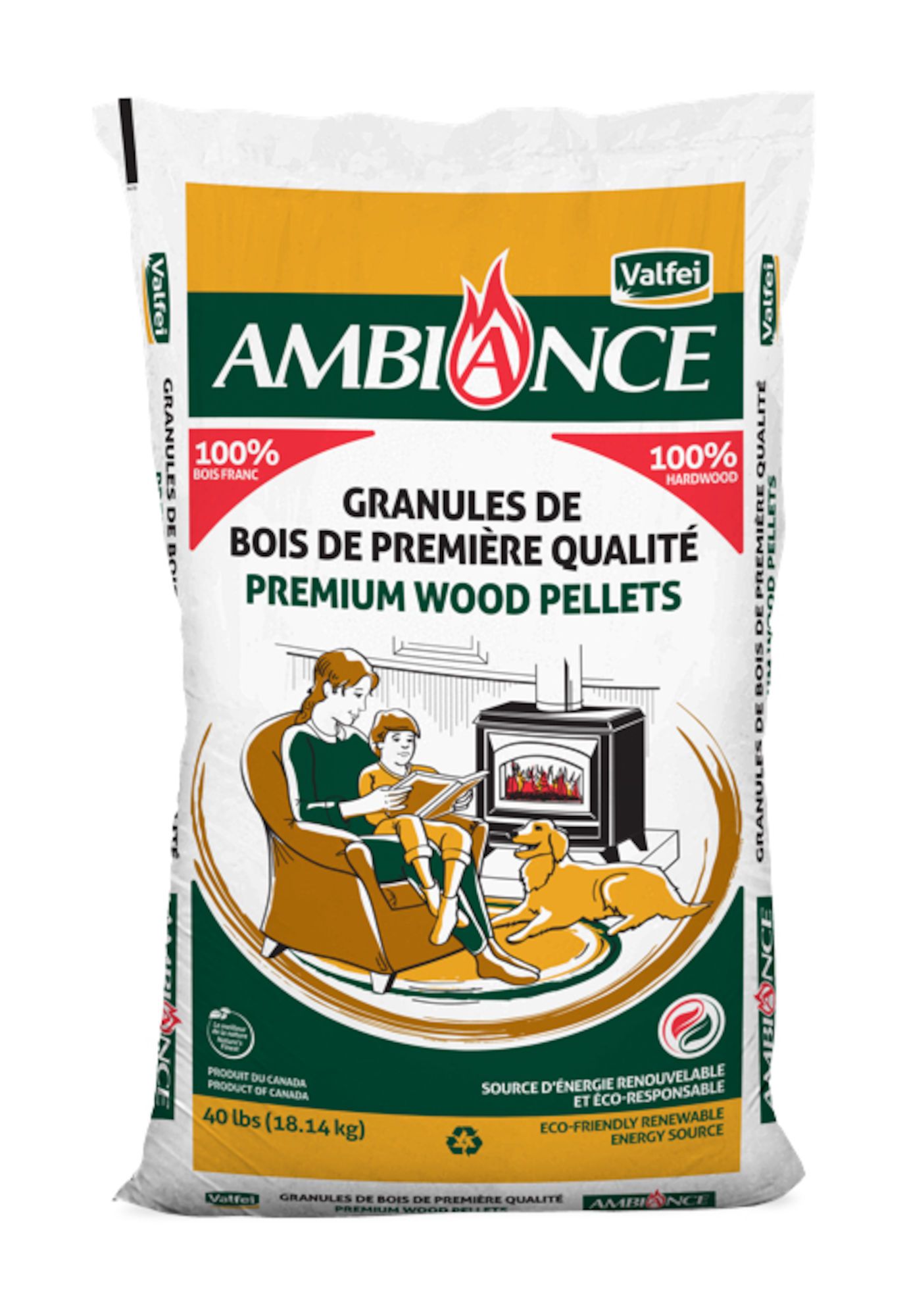 Granule de bois franc Ambiance, 40 lb de VALFEI PRODUITS | BMR