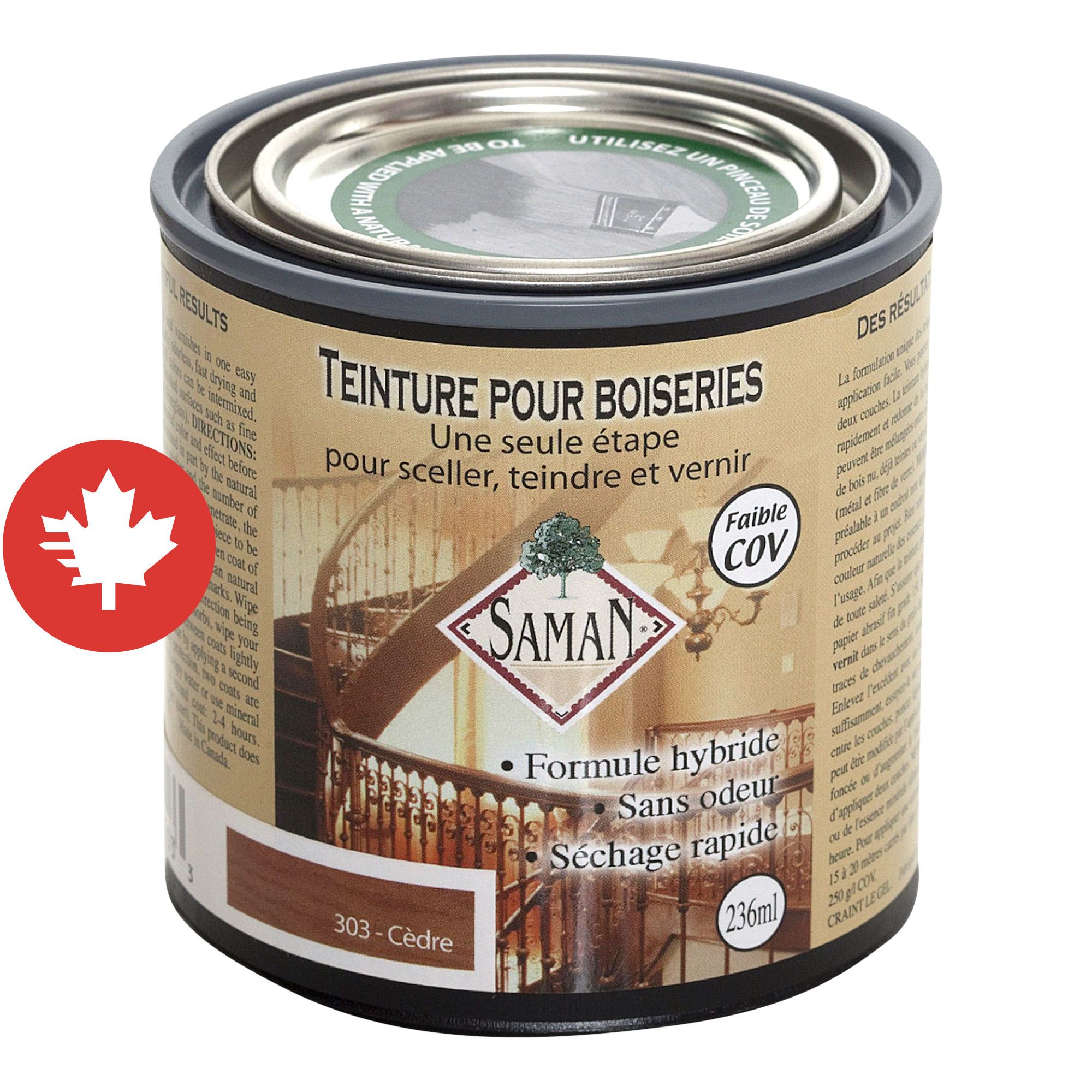 Teinture et vernis tout-en-un - Cerisier brésilien - 946 mL SamaN main image 1