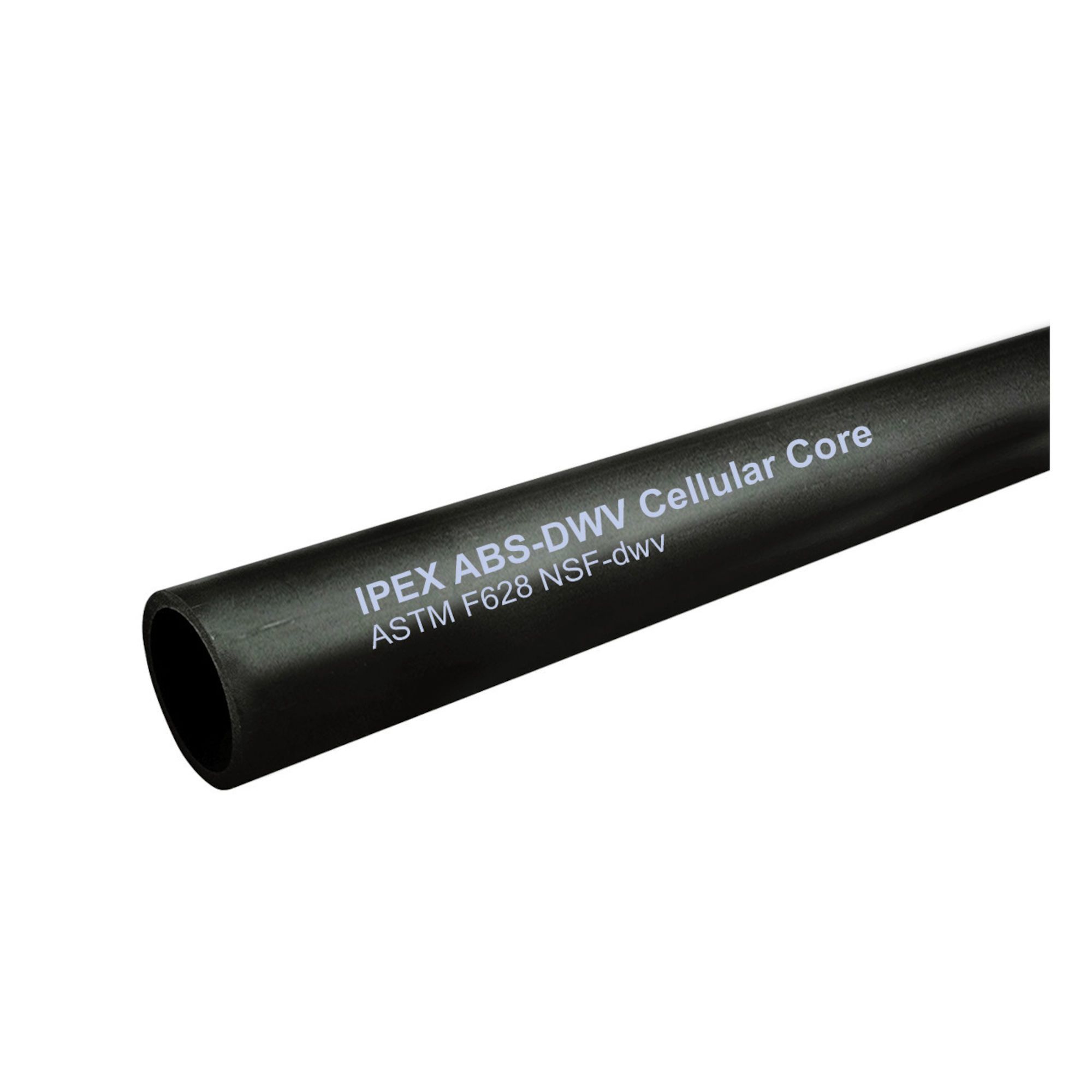 ABS DWV Cell Core Pipe - Black - 3" x 12' from IPEX | BMR