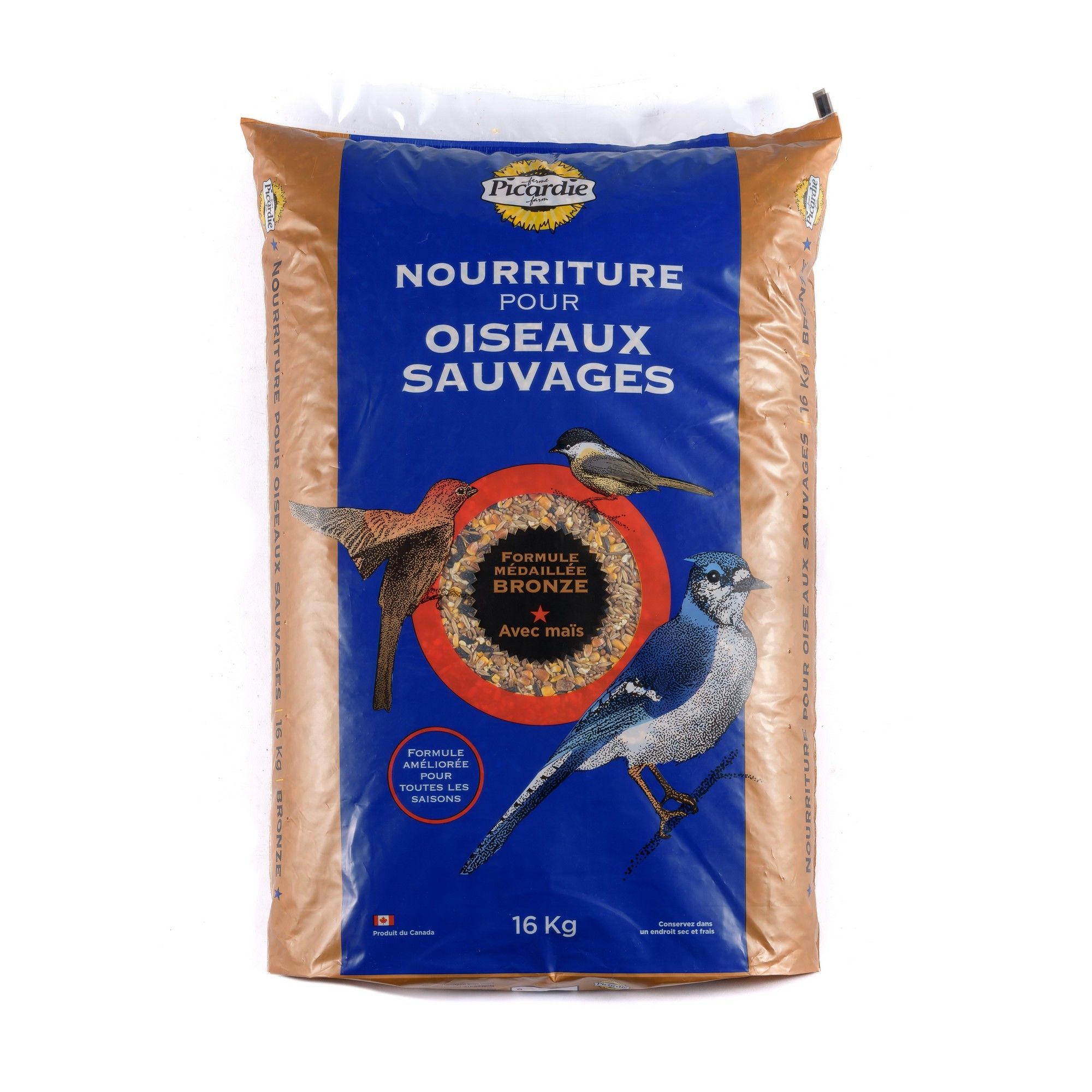 Nourriture Pour Oiseaux Sauvages - Mélange Premium 15 Kg - Alimentation Toute Saison Pour Mésanges, Rouges-gorges Et Merles - 2