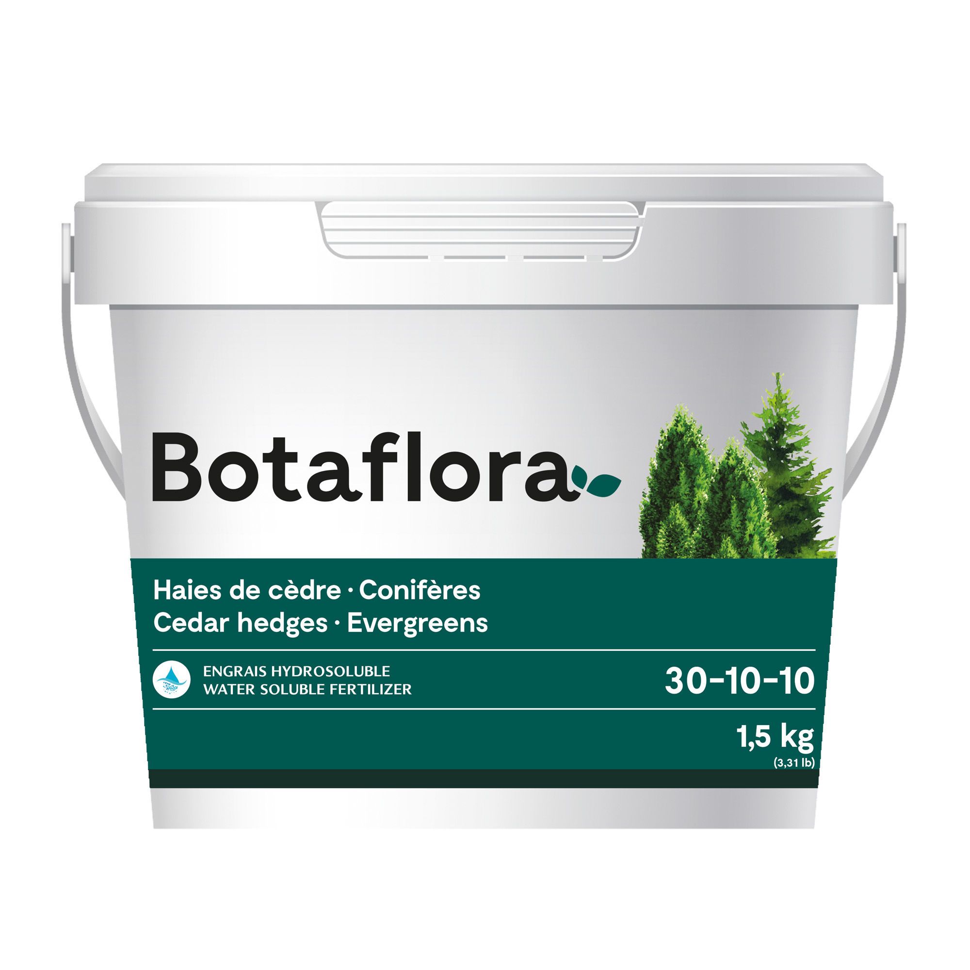 Engrais Haie If Conifère 4kg - Organo-minéral Bio, Couvre 40m², NPK 6-4-5 + 2MgO