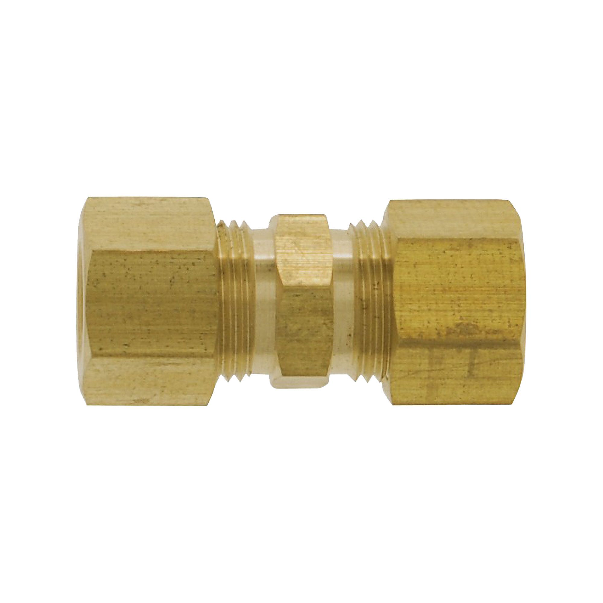 Everbilt 5/8 In. OD Compression Brass Coupling Fitting 800919 - The