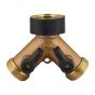 Metal 2-Way Hose Valve