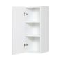 Caisson supérieur 1 porte Shaker, blanc, 12" x 30" x 12 1/2"