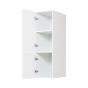 Garde-manger 2 portes, Shaker, blanc, 15" x 49 1/4" x 24"