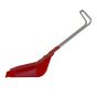Pelle traineau, manche acier, rouge, 60 l