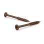 Treated Wood Screws - #8 x 2" - Coarse Thread - Brown - 4000/Pkg