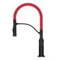 Kitchen Faucet - Retactable - Meda - Red/Black