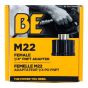 Adapter – FNPT X Female – M22 – Gray/Black - 1/4"