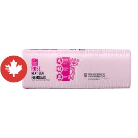 QuietZone Pink Next Gen Fiberglas Acoustic Insulation - Wood Stud - 15" x 48" x 6" - Covers 80 sq. ft