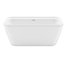 Kai Rectangular Freestanding Bathtub - 58" x 32" - Acrylic - White