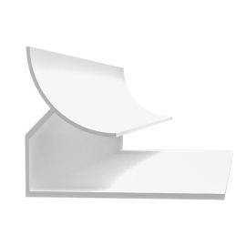 Moulure de coin int&eacute;rieur en PVC pour panneau Trusscore Wall&CeilingBoard, blanc, 10'